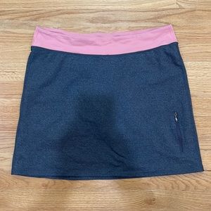 TUFF ATHLETICS Grey & Pink Skort - XL